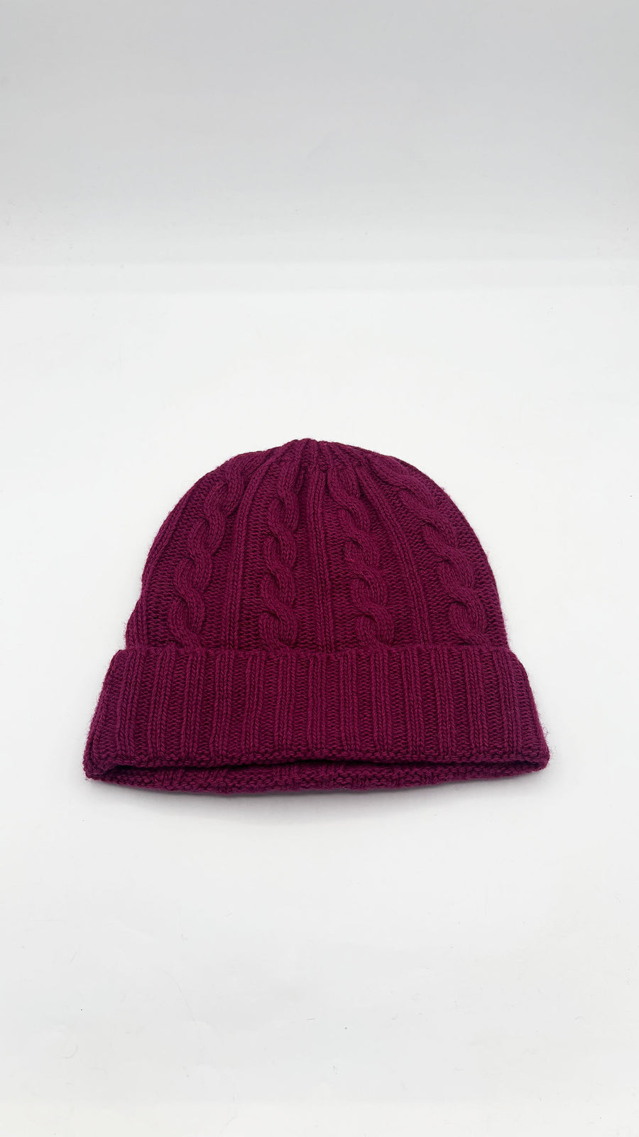 Cuffia con treccia Cashmere - Made in Italy