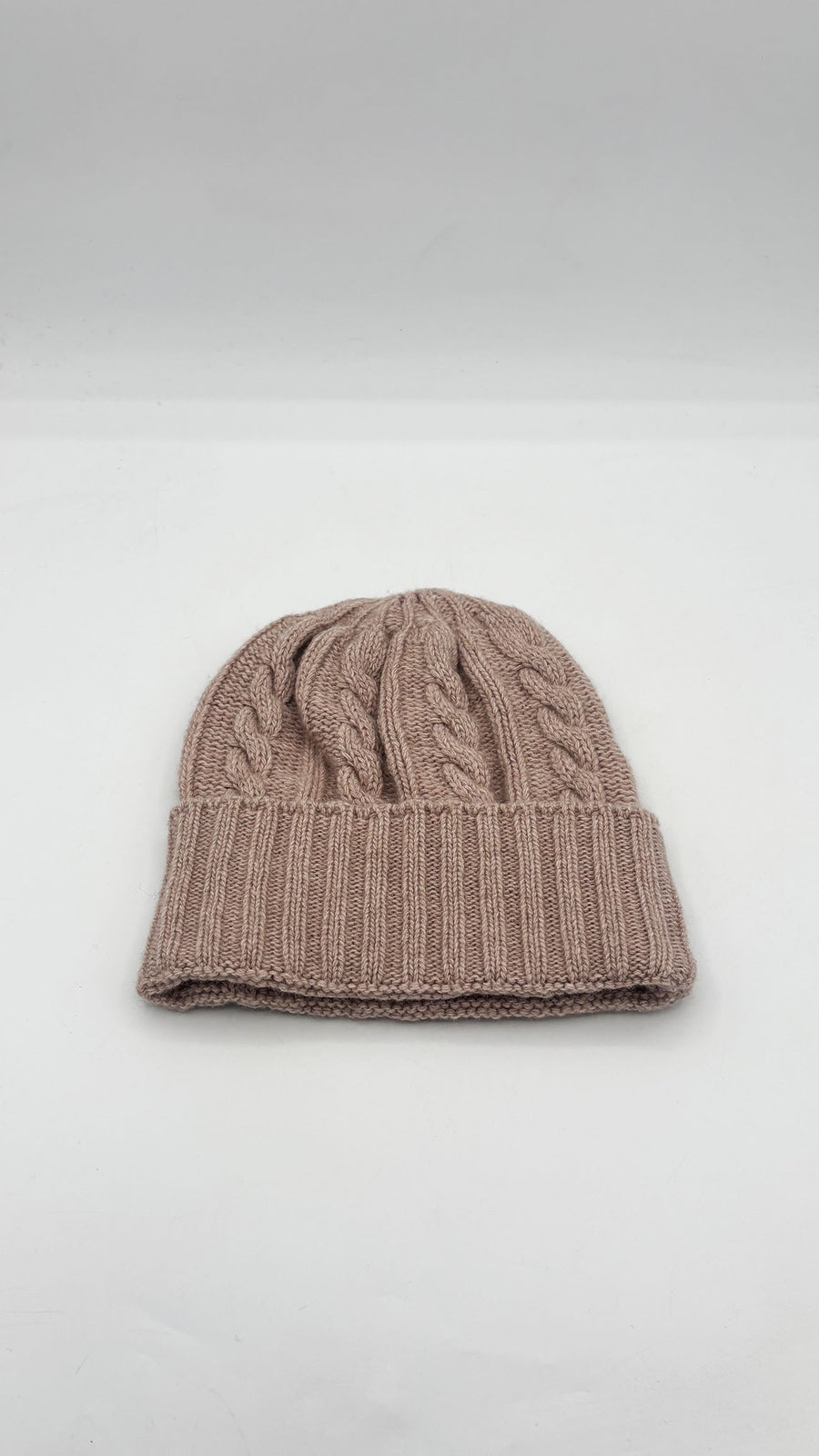 Cuffia con treccia Cashmere - Made in Italy