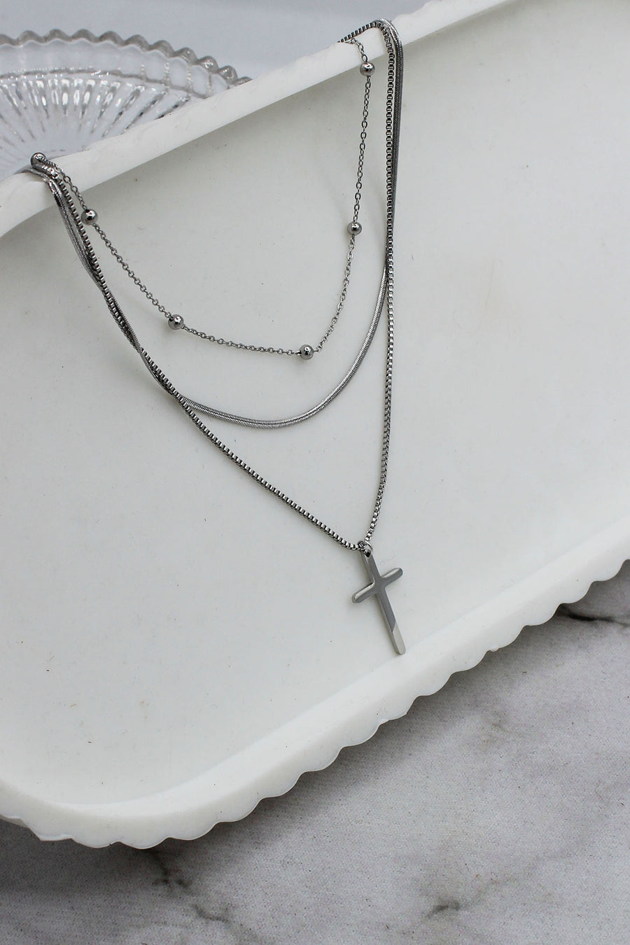 Collana Tripla Cruz