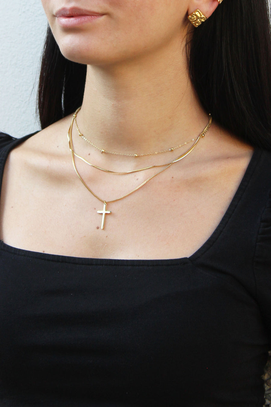 Collana Tripla Cruz