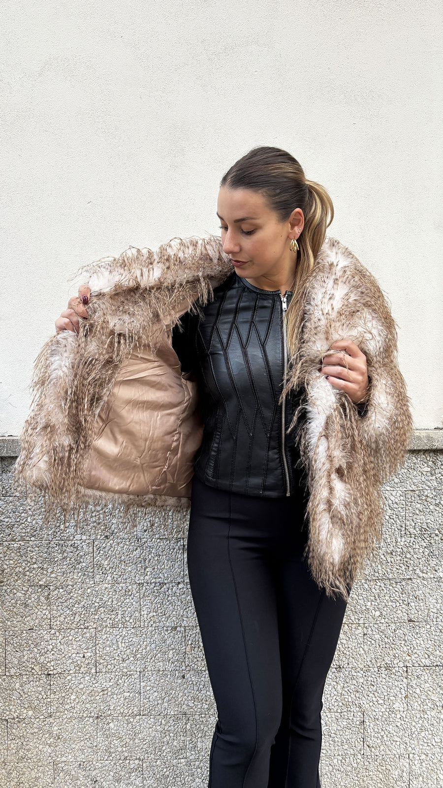 Ecopelliccia-Effetto long hair