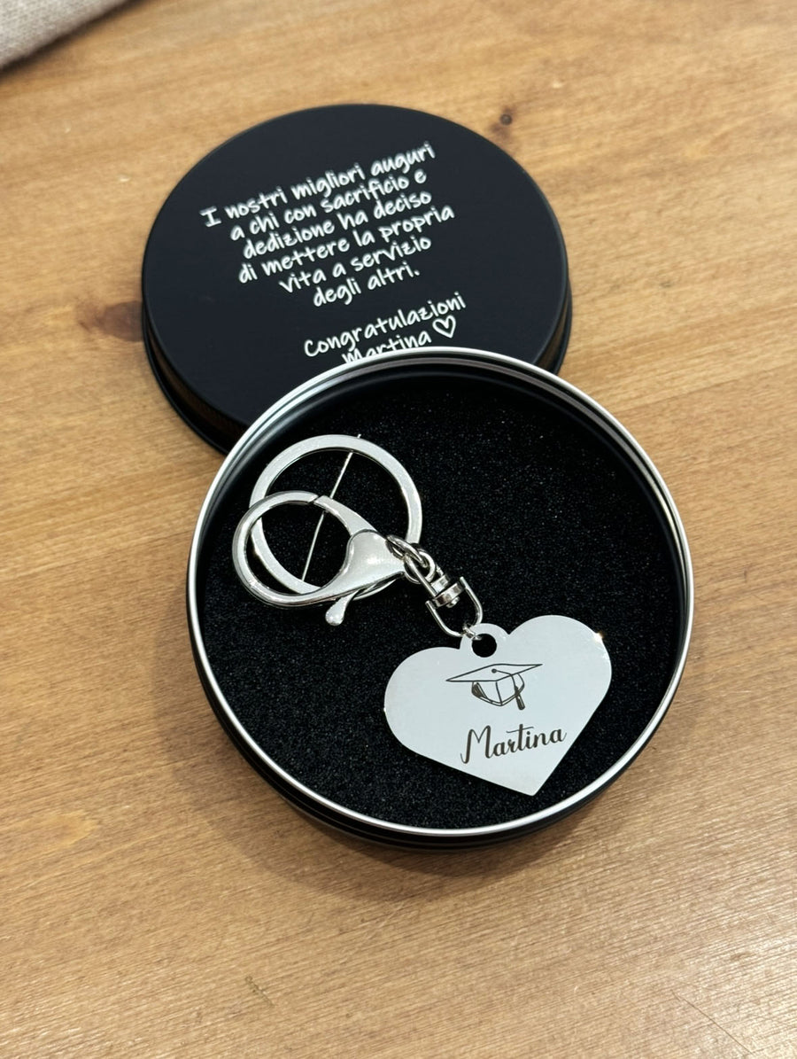 Portachiavi Cuore - personalizzato