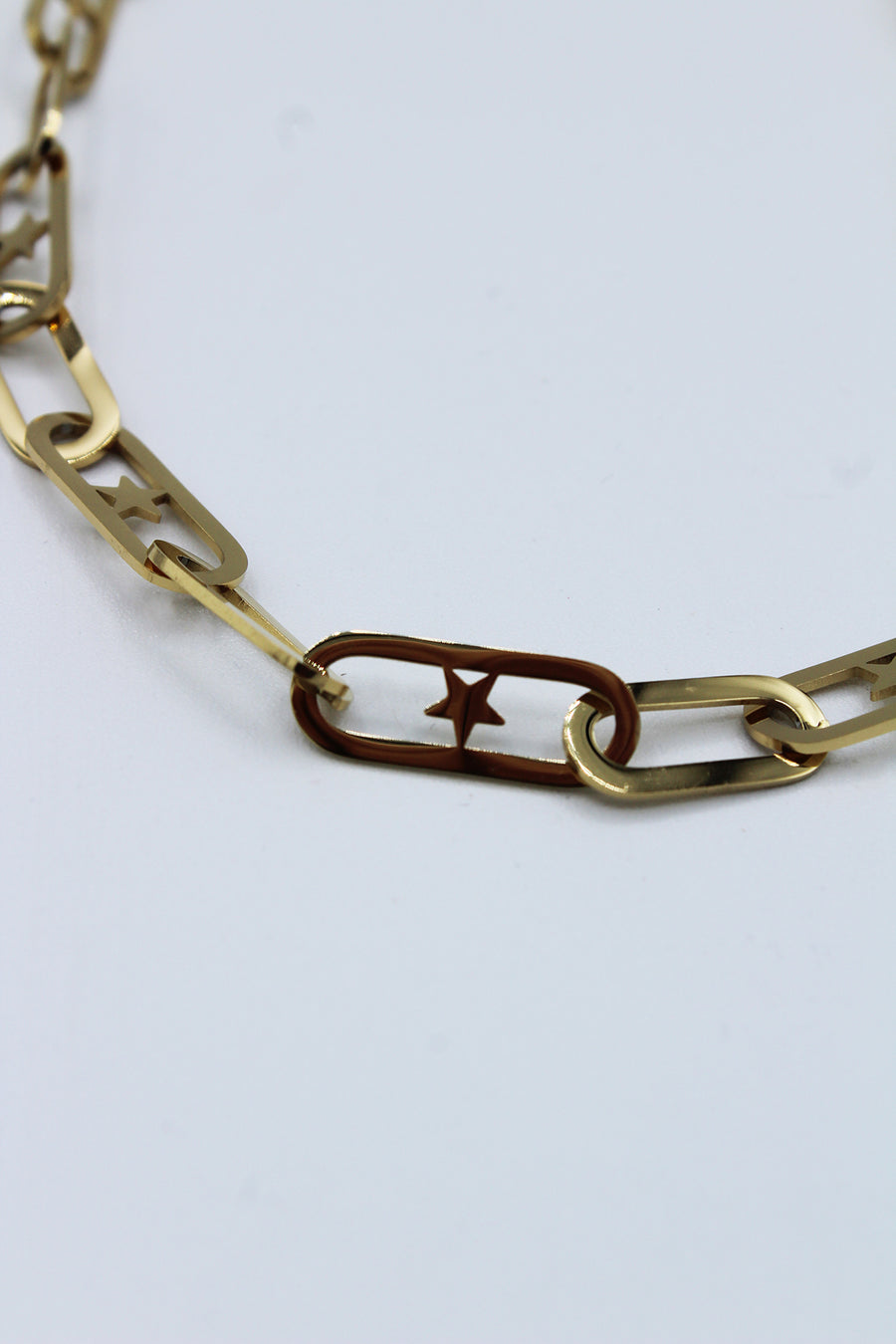Chain star necklace