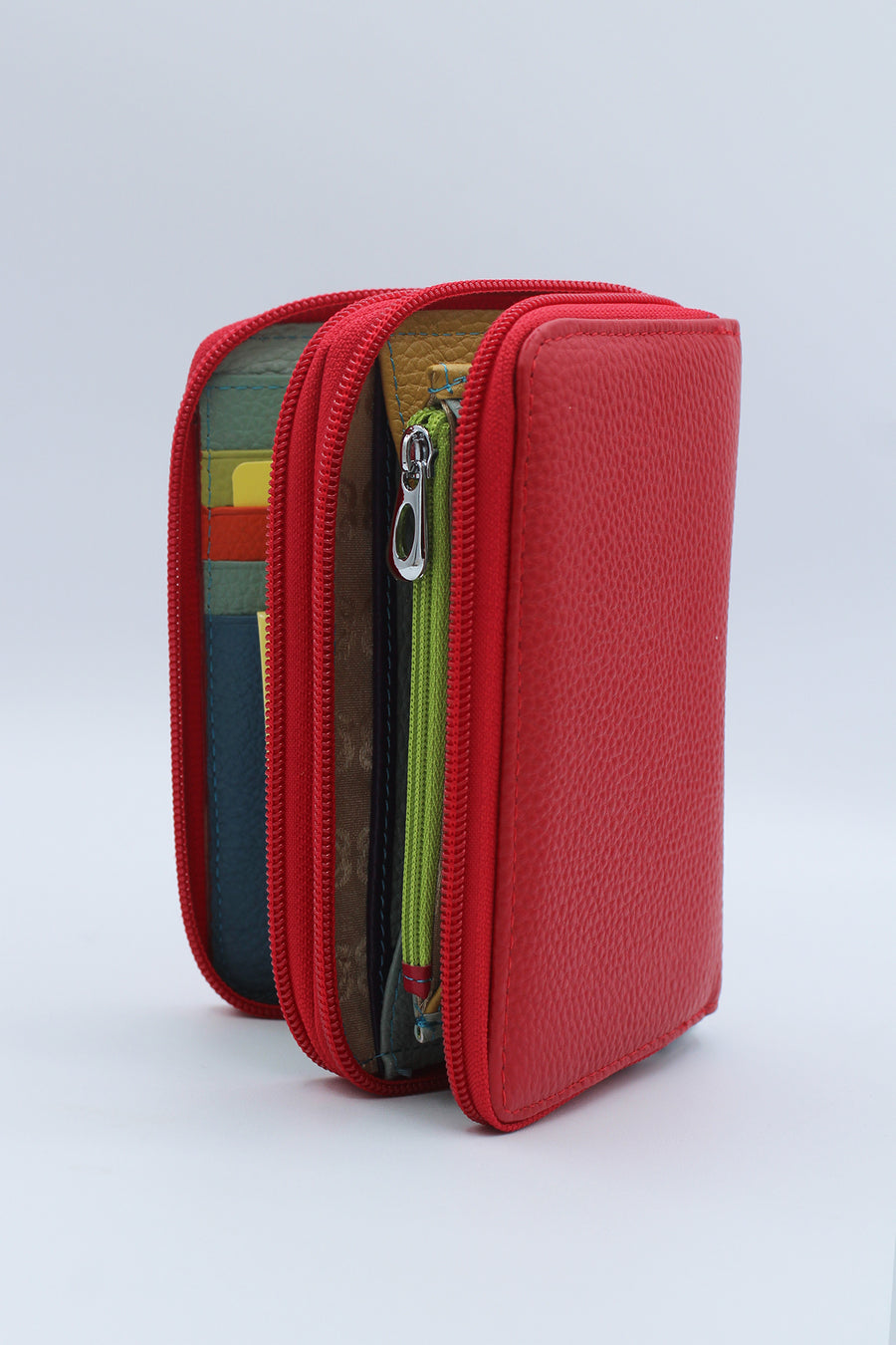 Medium sized multicoloured women's purse